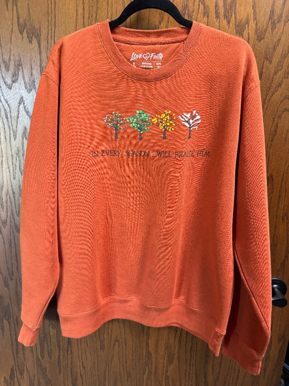 Seasons Love in Faith Sweatshirt